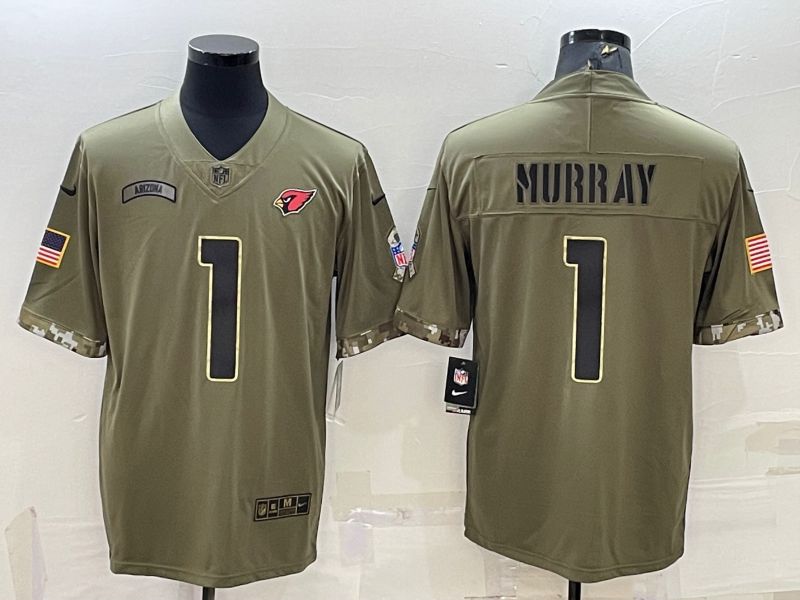 Men Arizona Cardinals 1 Murray Green 2022 Vapor Untouchable Limited Nike NFL Jersey